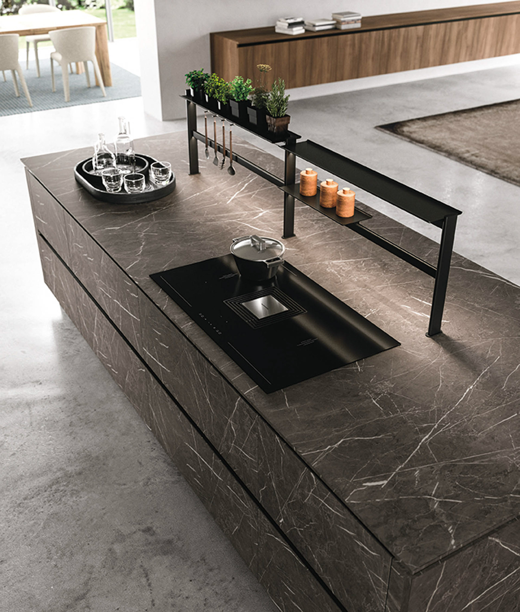 Coraro Cucina Concreta Living Climb 6