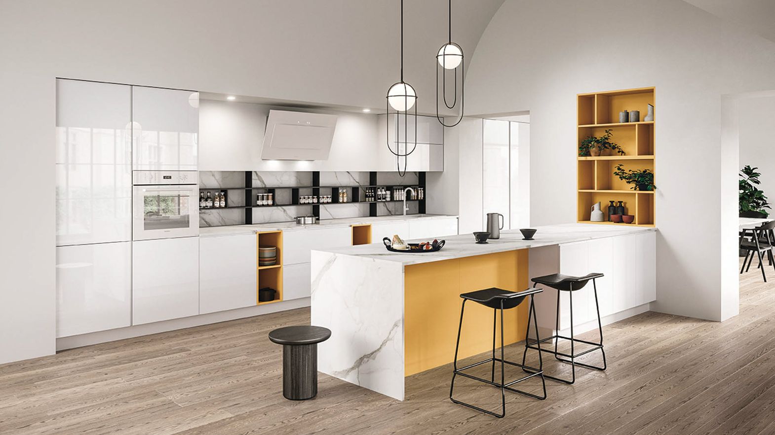 Coraro Cucina Concreta Living J 2