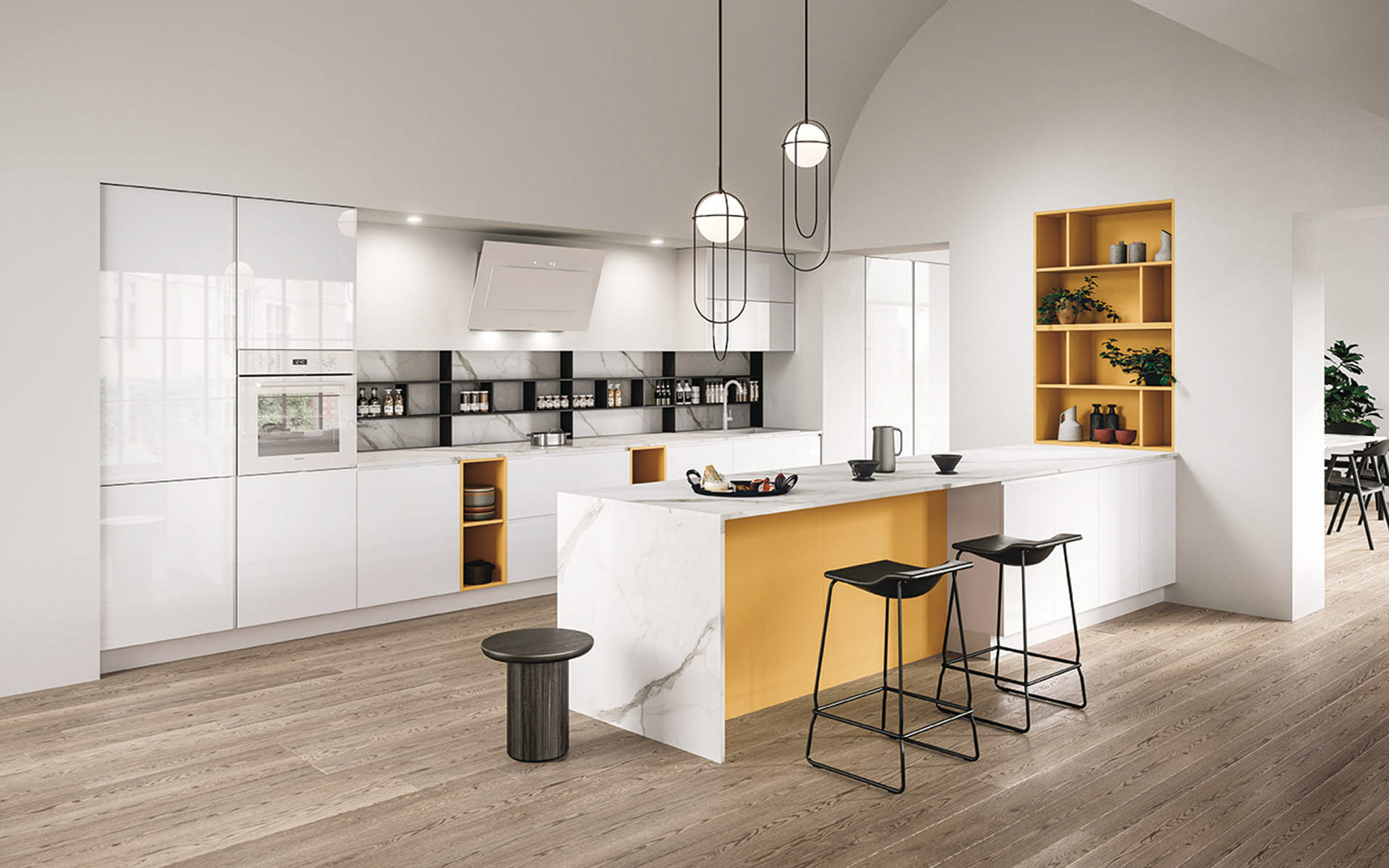 Coraro Cucina Concreta Living J 2