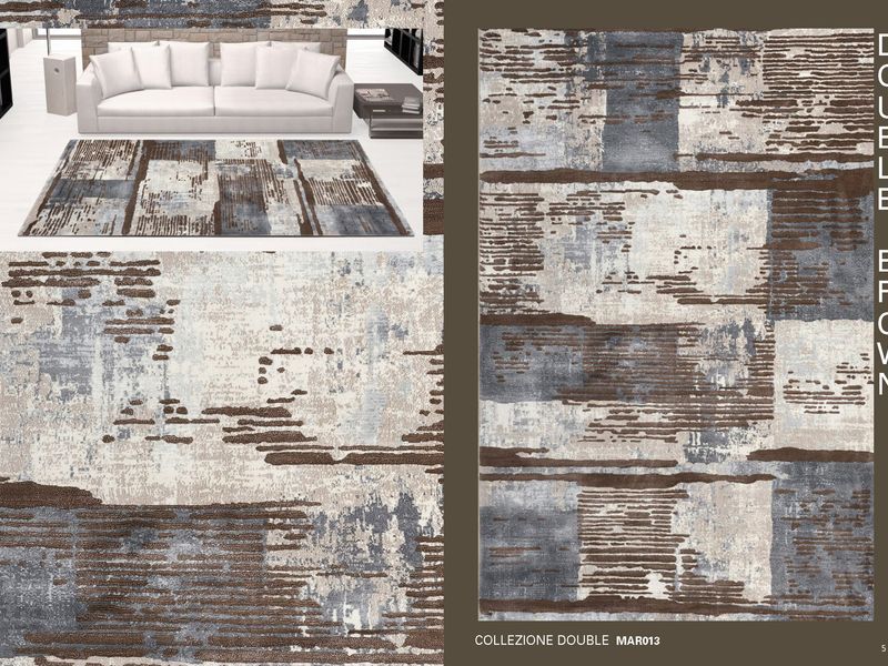 Coraro Tappeti Double Brown 1