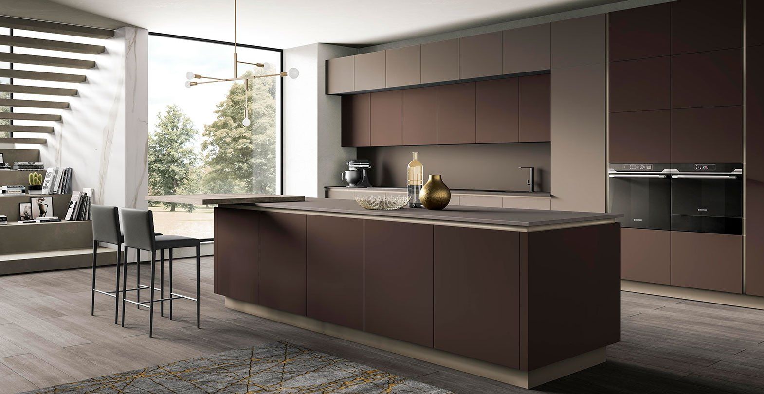 05 Evo Cucina Eos Glass Visone Opaco Marrone Opaco.jpg