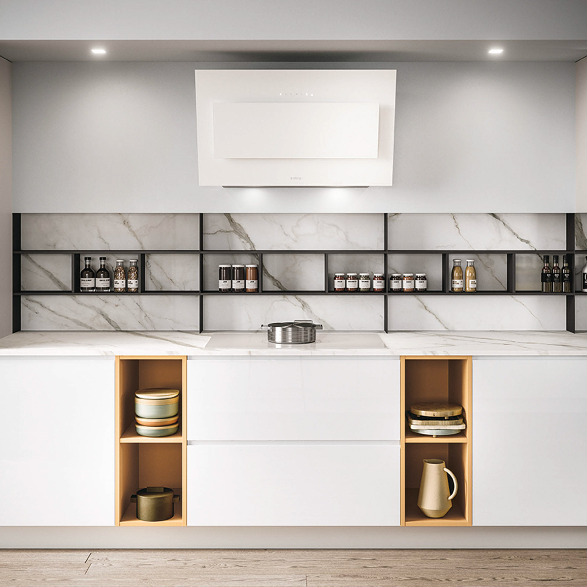 Coraro Cucina Concreta Living J 1