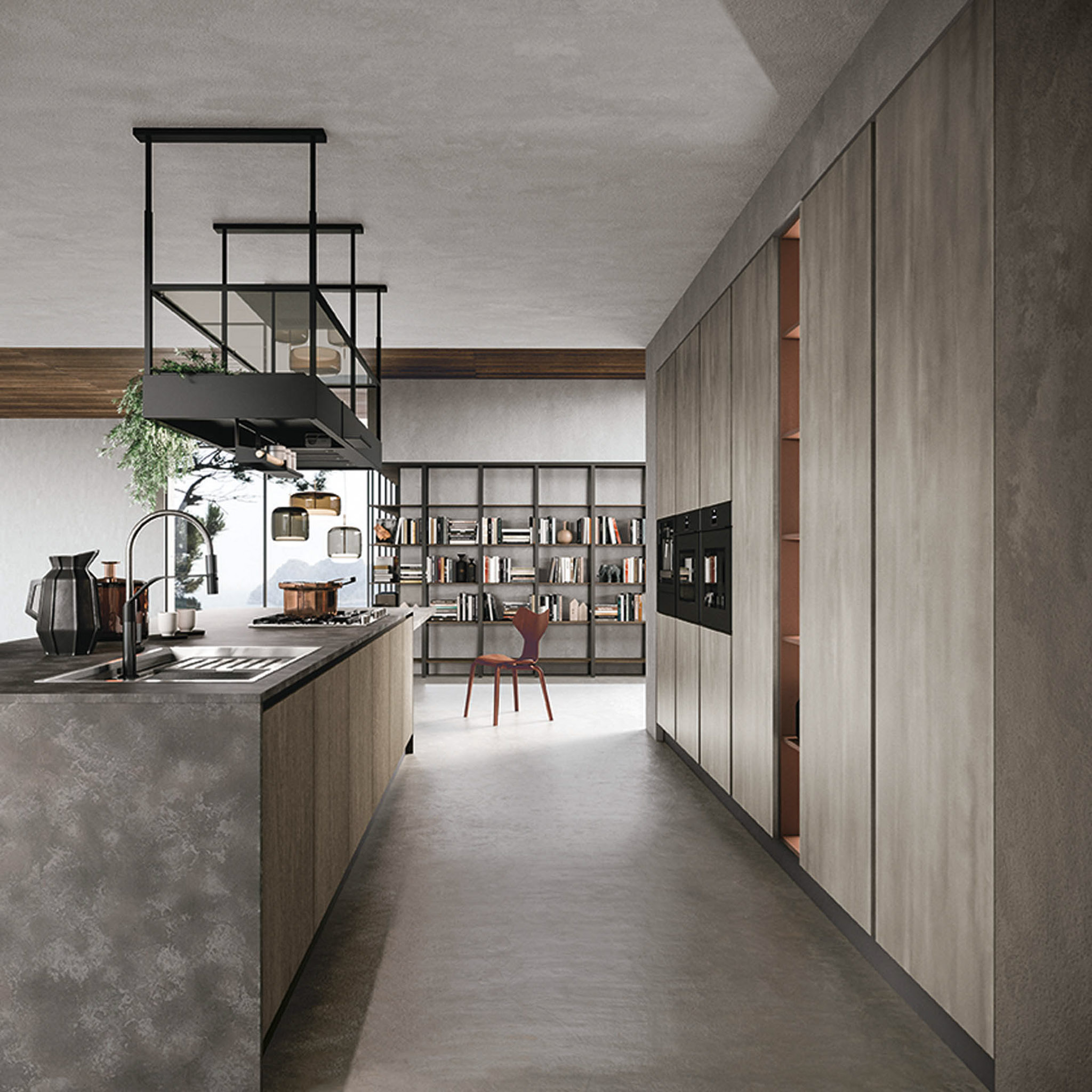 Coraro Cucina Concreta Living Climb 2