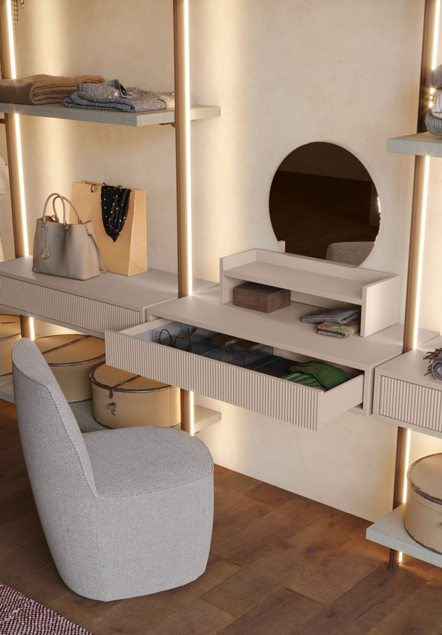 Coraro Ambiente Cabina Armadio Giessegi 2 4
